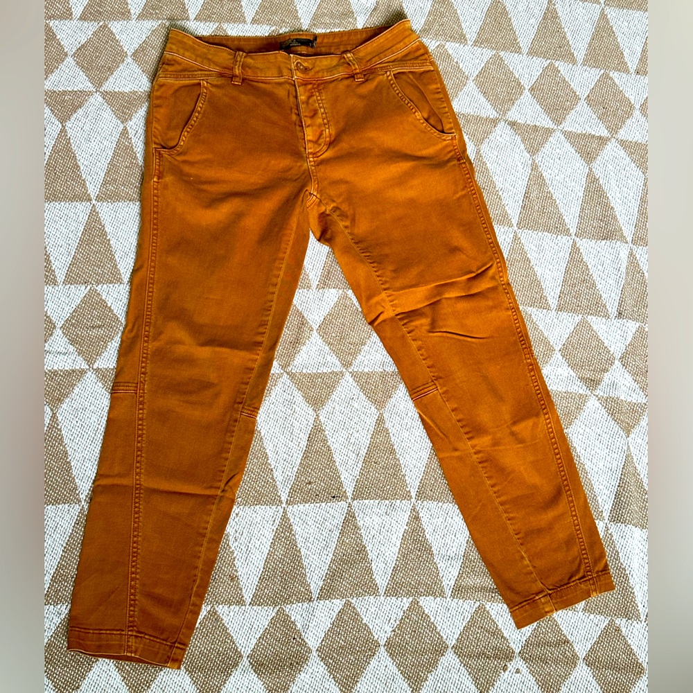 Prana pants, rusty orange, size 2